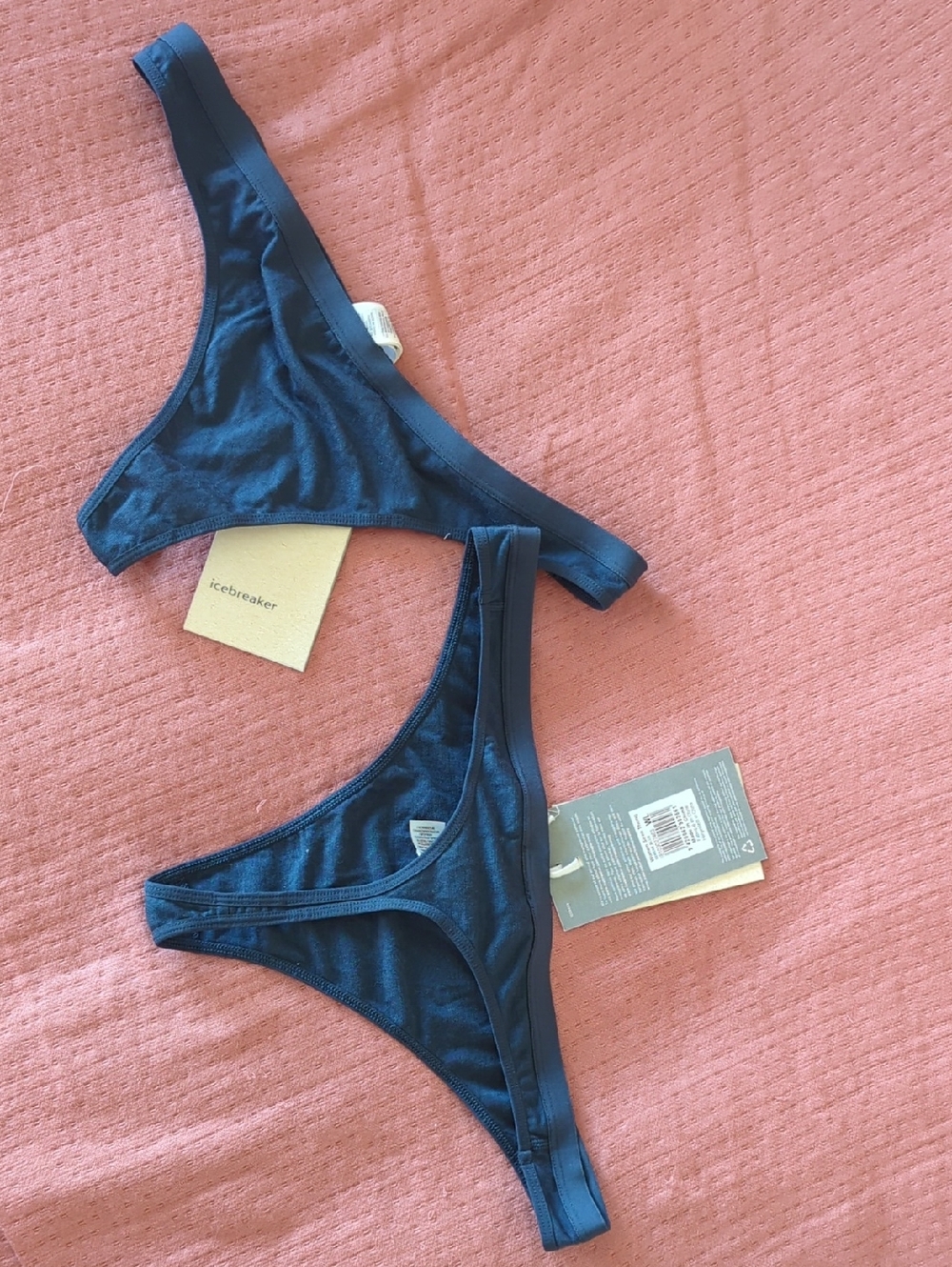 Icebreaker Serene Blue women's Siren Thongs ( 2 Sold Together) Size Large